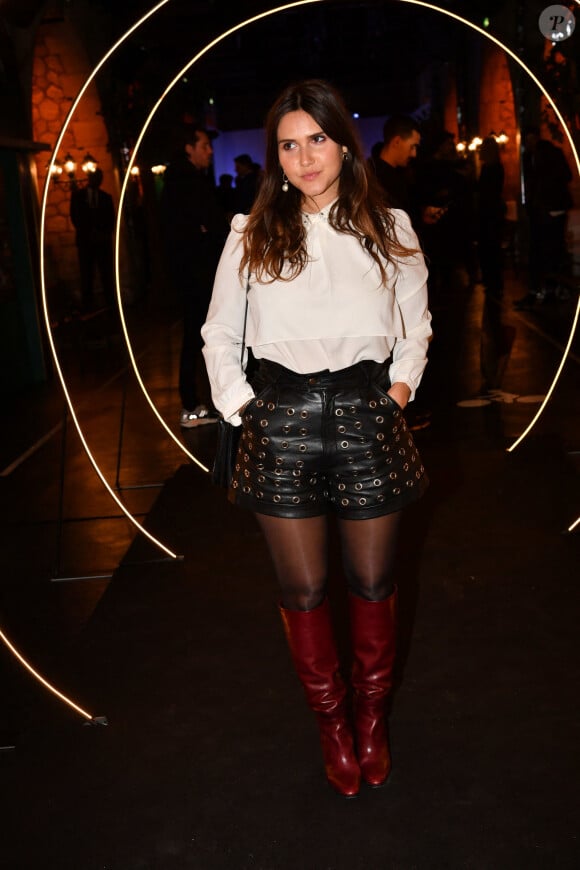 Exclusif - Joyce Jonathan - Soirée de lancement du vélo électrique "Angell" par M. Simoncini au Bridge sous le pont Alexandre III à Paris le 19 novembre 2019. le fondateur de Meetic et multi-investisseur (Jaïna Capital, Winamax, Devialet, Made.com, OuiCar...) dévoile son nouveau bébé : Angell. Ce vélo électrique, designé par le Français O.ïto, entend se positionner comme une réponse à la mobilité urbaine. © Rachid Bellak/Bestimage