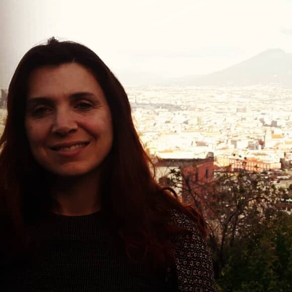 Anne Alassane à Napoli, le 19 octobre 2019
