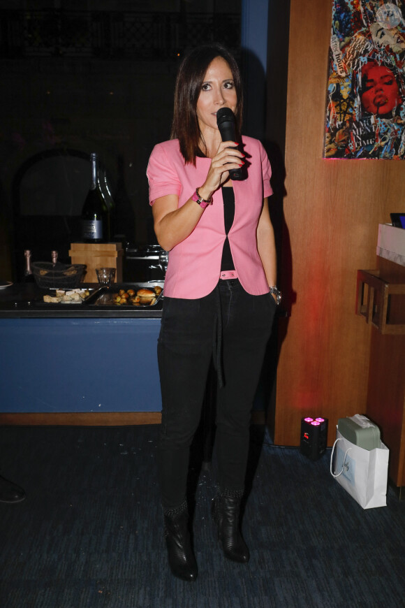 Exclusif - Fabienne Carat - Soirée de la 6e édition du cocktail "A Claudine" au profit de l'association "RoseUp" au restaurant "Mon Paris!" à Paris. Le 14 octobre 2019 © Christophe Clovis / Bestimage