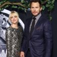 Chris Pratt et sa femme Anna Faris à la première de " Jurassic World " au théâtre The Dolby à Hollywood, le 9 juin 2015.