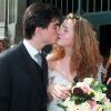 Mariage de Justine Lévy et Raphael Enthoven, à Paris, en 1996