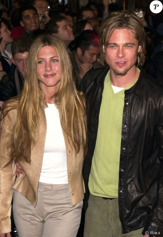 Jennifer Aniston et Brad Pitt à la première du film "Erin Brockovich" à Los Angeles en 2000.