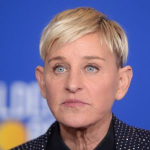 Ellen DeGeneres - Pressroom de la 77e cérémonie annuelle des Golden Globe Awards au Beverly Hilton Hotel à Los Angeles, le 5 janvier 2020.