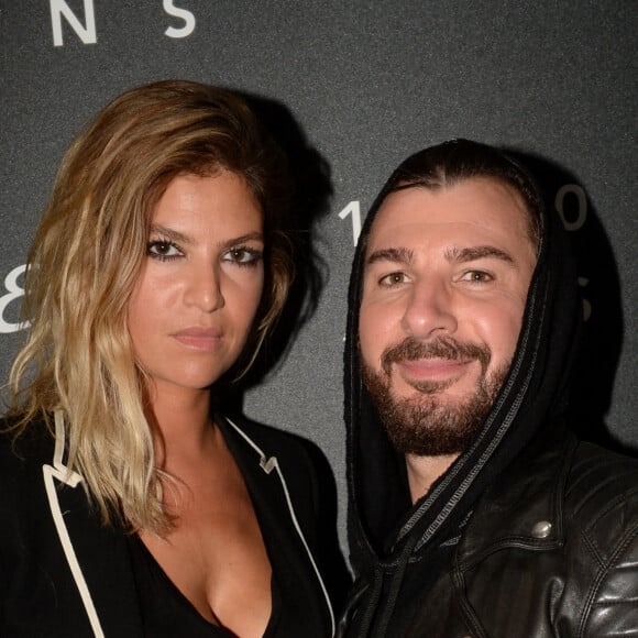 Michaël Youn et sa compagne Isabelle Funaro - Photocall - 9e édition du "Etam Live Show" (Etam Lingerie) lors de la fashion week à Paris, le 27 septembre 2016. © Rachid Bellak/Bestimage