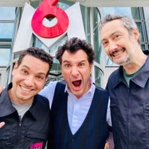 Michaël Youn, Vincent Desagnat et Benjamin Morgaine sur Instagram. Le 18 février 2020.