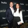 Matthew Alan et sa femme Camilla Luddington lors de l'avant-première de la deuxième saison de la série 'Castle Rock' à West Hollywood, le 14 octobre 2019.