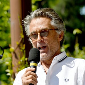 Exclusif - Gérard Holtz - Présentation du TNN (club d'entrepreneurs) à Nice au kiosque du TNN, promenade du Paillon le 24 juin 2020. © Bruno Bebert / Bestimage