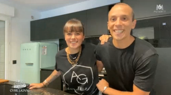 Alizée avec Grégoire Lyonnet et Annily dans "Tous en cuisine" - M6, 26 août 2020