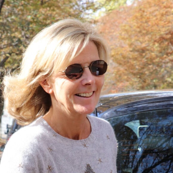 Claire Chazal - Arrivées des people pour l'enregistrement de l'émission "Vivement dimanche" à Paris le 2 octobre 2019.