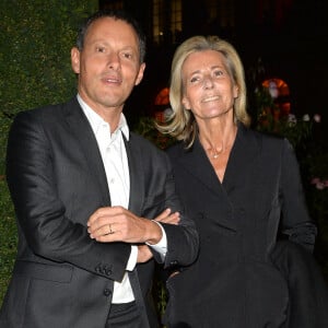 Marc-Olivier Fogiel et Claire Chazal lors d'une visite privée et d'un dîner de gala caritatif donné en faveur des actions de l'association "Un Rien C'est Tout" au musée Rodin à Paris, France, le 19 septembre 2019. © Veeren/Bestimage