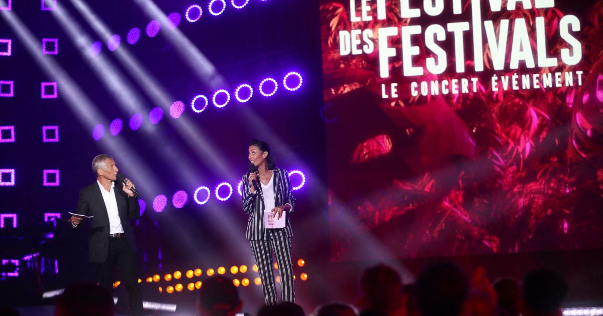 Exclusif - Leïla Kaddour, Nagui lors du Festival des ...