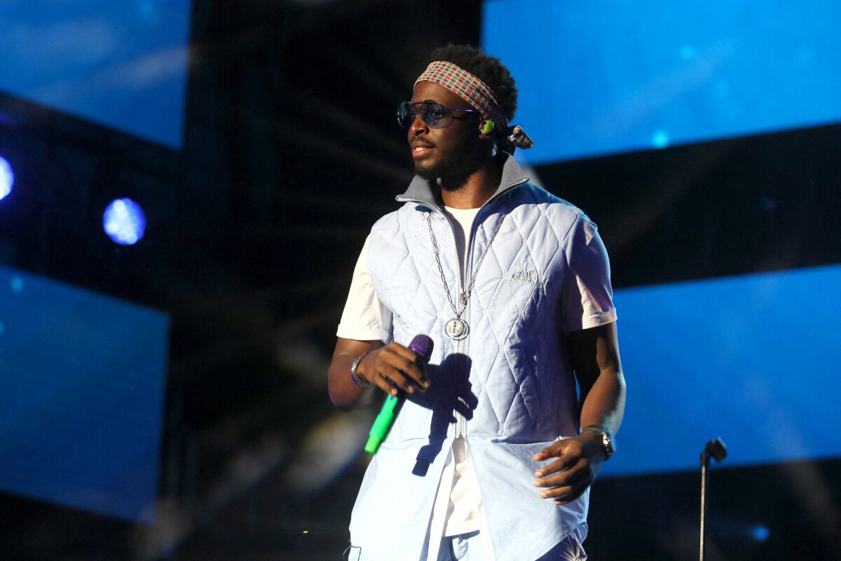Dadj Photo : Exclusif - Dadju sur scène lors du Festival des Festivals de ...