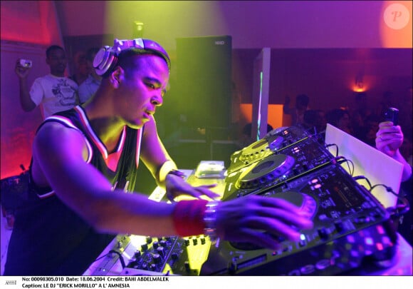 Le DJ Erick Morillo à l'Amnesia en 2004
