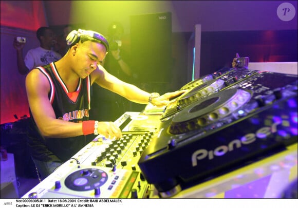 Le DJ Erick Morillo à l'Amnesia en 2004