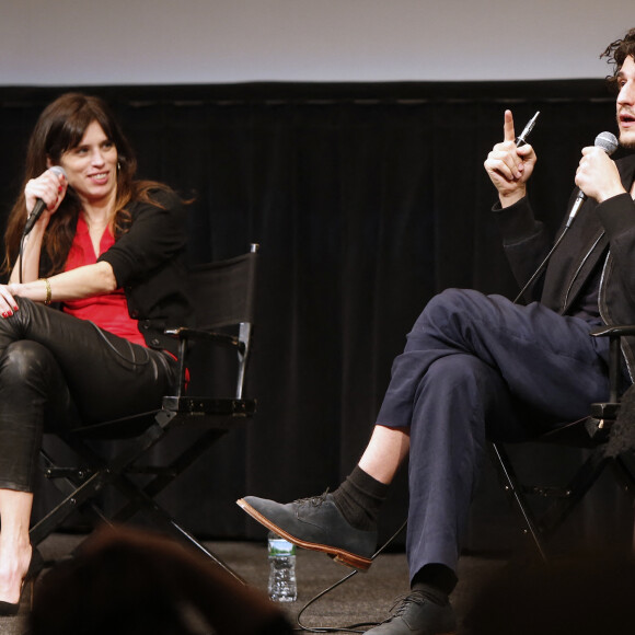 Exclusif - Maïwenn Le Besco et Louis Garrel répondent aux questions du public après la projection du film "Mon Roi" au Walter Reade Theater lors des "Rendez Vous with French Cinema" à New York, le 9 mars 2016.