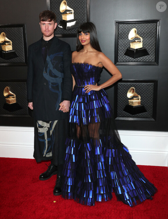 Jameela Jamil, James Blake - 62ème soirée annuelle des Grammy Awards à Los Angeles, le 26 janvier 2020.
