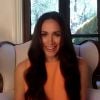 Meghan Markle, duchesse de Sussex, intervient sur The 19th à propos de l'égalité raciale et l'égalité des genres dans la politique, le 15 août 2020, depuis Santa Barbara, en Californie.