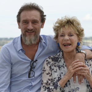 Jean-Paul Rouve, Annie Cordy (Photocall du film "Madame Edouard") - La 7ème édition du Festival du film francophone d'Angoulême, le 24 août 2014. 