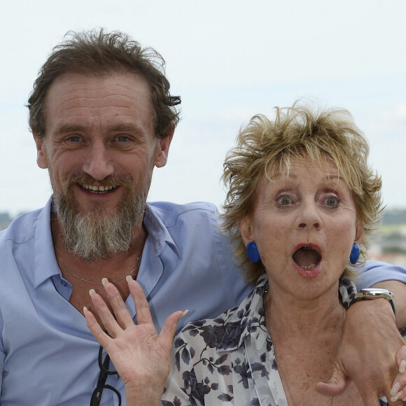 Jean-Paul Rouve, Annie Cordy (Photocall du film "Madame Edouard") - La 7ème édition du Festival du film francophone d'Angoulême, le 24 août 2014. 