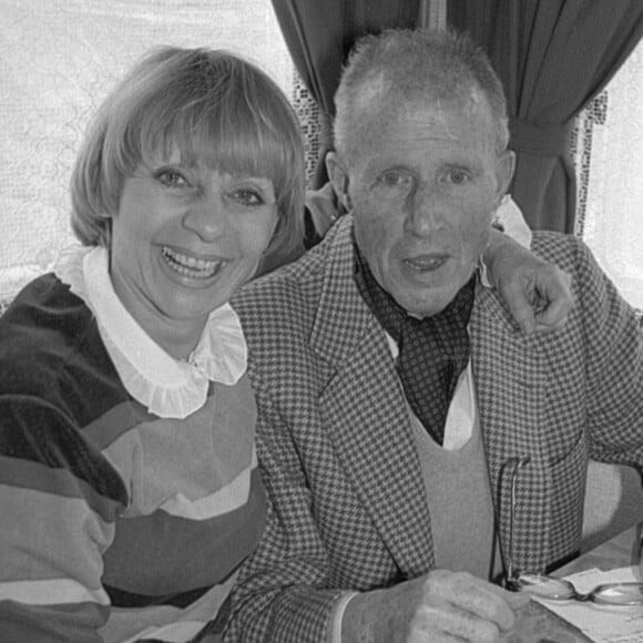 Exclusif - Annie Cordy et son mari François-Henri Bruno lors d'une tournée en Auvergne. © Jean-Claude Woestelandt / Bestimage