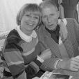 Exclusif - Annie Cordy et son mari François-Henri Bruno lors d'une tournée en Auvergne. Le 14 juin 1984 © Jean-Claude Woestelandt / Bestimage