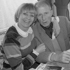 Exclusif - Annie Cordy et son mari François-Henri Bruno lors d'une tournée en Auvergne. Le 14 juin 1984 © Jean-Claude Woestelandt / Bestimage