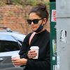 Katie Holmes dans le quartier de SoHo à New York pendant l'épidémie de coronavirus (Covid-19)