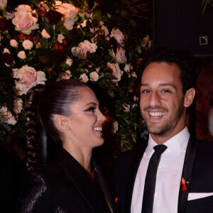 Iris Mittenaere (Miss France et Miss Univers 2016) et son compagnon Diego El Glaoui lors de la soirée de gala de la 18ème édition du "Dîner de la mode du Sidaction" au Pavillon Cambon Capucines - Potel et Chabot à Paris, France, le 23 janvier 2020. © Rachid Bellak/Bestimage