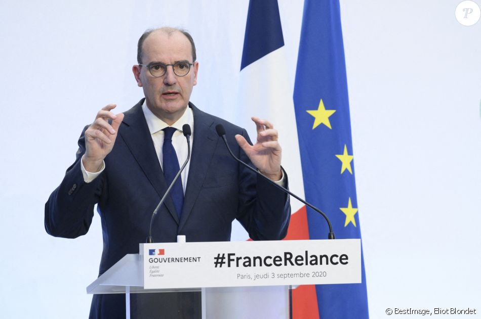 Jean Castex, Premier ministre - Conférence de presse sur la présentation de France Relance à Paris, le 3 septembre 2020. © Eliot Blondet / Pool / Bestimage   