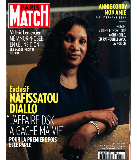 Stella Morris, la compagne de Julian Assange, dans le magazine "Paris Match" du 10 septembre 2020.