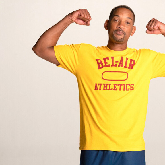 Will Smith pose pour sa collection de vêtement qui s'inspire de sa série télé Fresh Prince of Bel Air