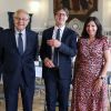 Anne Hidalgo, maire de Paris et Pierre Aidenbaum, l'ancien maire du 3e arrondissement - Election de Ariel Weil, l'ancien maire du 4e arrondissement, lors du premier conseil municipal de Paris Centre, qui regroupe désormais les 4 premiers arrondissements de Paris ou il a été élu maire de ce nouvel arrondissement de Paris. Paris, France © Stéphane Lemouton / Bestimage