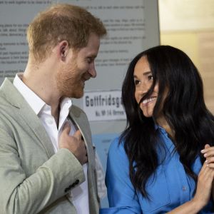 Meghan Markle, duchesse de Sussex et le prince Harry, duc de Sussex en visite au "District Six Museum" à Cape Town. 2019