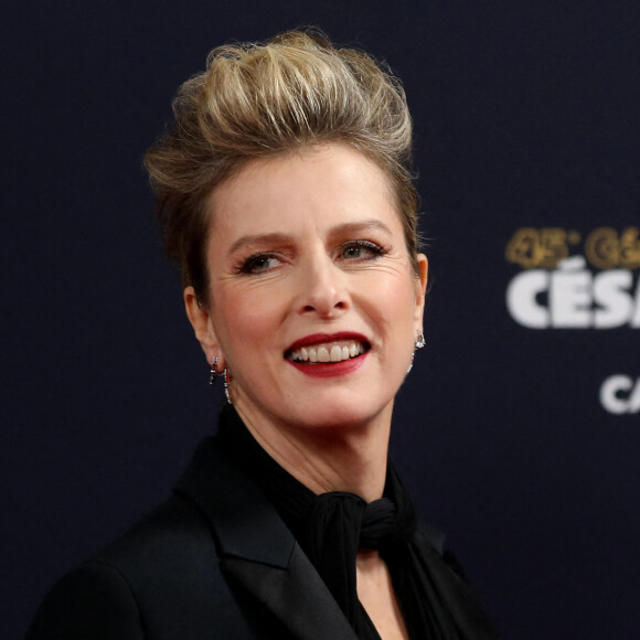 Karin Viard lors du photocall lors de la 45e cérémonie des César à la salle Pleyel à Paris le 28 février 2020. © Dominique Jacovides / Olivier Borde / Bestimage