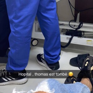 Thomas à l'hôpital le 18 septembre 2020.