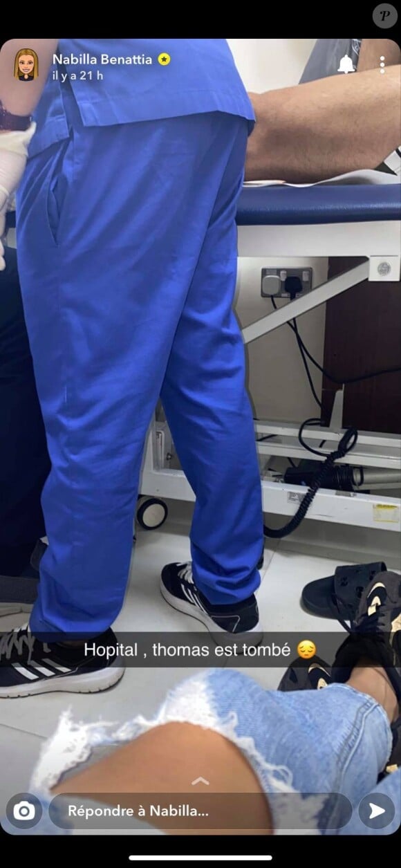 Thomas à l'hôpital le 18 septembre 2020.