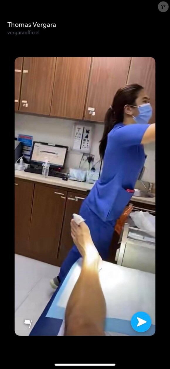 Thomas à l'hôpital le 18 septembre 2020.