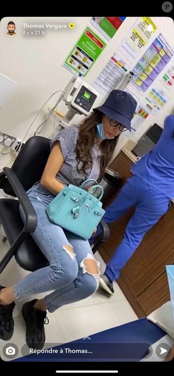Thomas à l'hôpital le 18 septembre 2020.