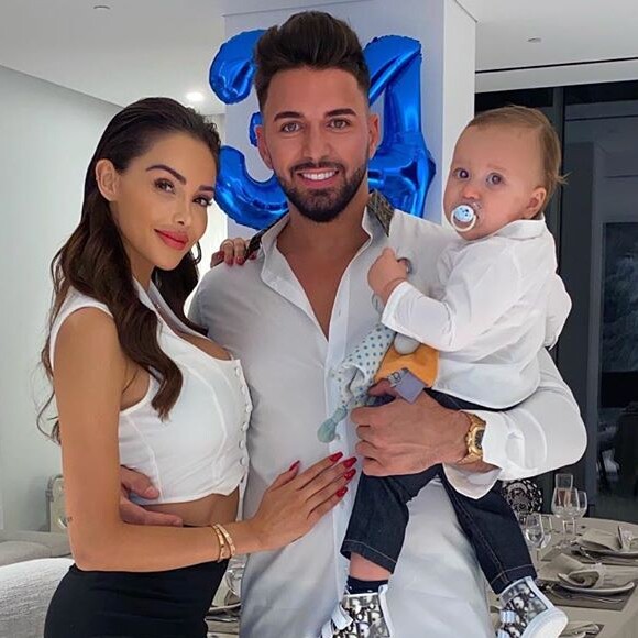 Nabilla et Thomas Vergara avec leur fils Milann (Instagram).