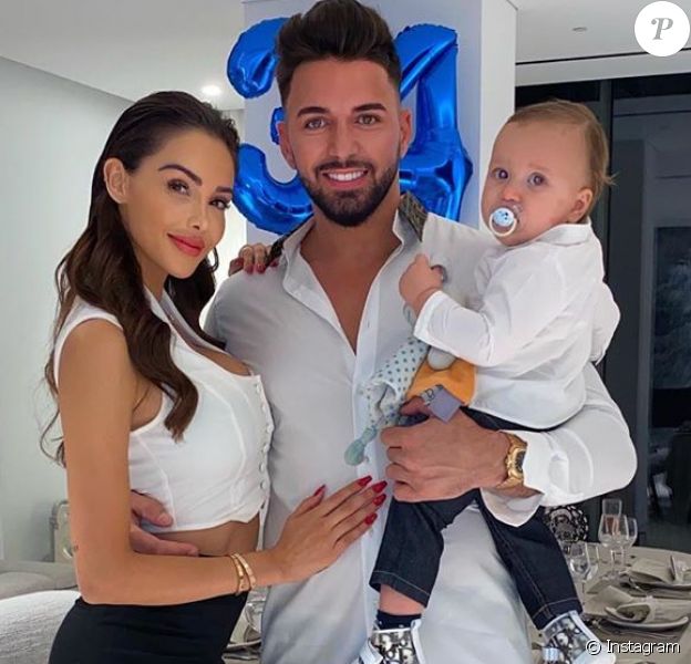 Nabilla et Thomas Vergara avec leur fils Milann (Instagram).