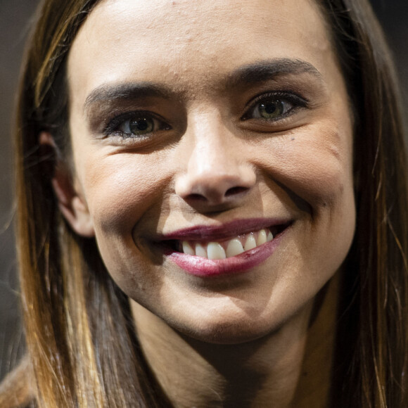 Marine Lorphelin (Miss France 2013) assiste au match "Rafael Nadal - Adrian Mannarino (7/5-6/4)" lors du tournoi Rolex Paris Masters 2019, le 30 octobre 2019. © Perusseau-Veeren/Bestimage