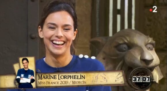 Marine Lorphelin dans "Fort Boyard", sur France 2. Le 19 septembre 2020.