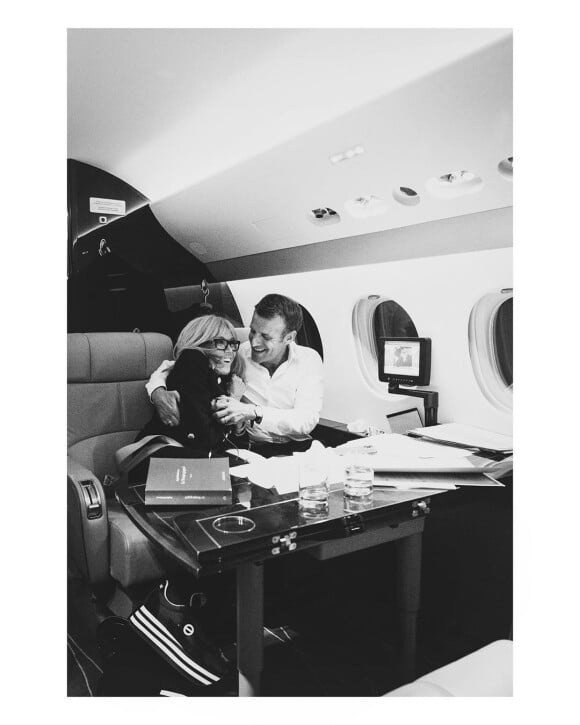 Emmanuel et Brigitte Macron sur Instagram, le 21 septembre 2020. ©️ Soazig de la Moissonnière / Présidence de la République