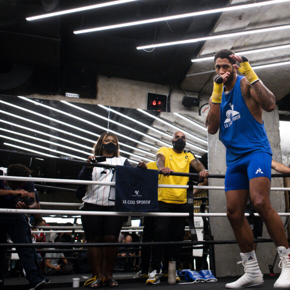 Estelle Mossely et Tony Yoka s'entraînent au Temple Noble Art à Paris le 22 septembre 2020. © JB Autissier / Panoramic / Bestimage