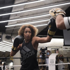 Estelle Mossely et Tony Yoka s'entraînent au Temple Noble Art à Paris le 22 septembre 2020. © JB Autissier / Panoramic / Bestimage