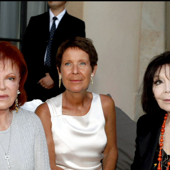 Régine, Juliette Gréco - Soirée Dior au Gold de Gassin à Saint-Tropez.