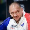 Johann Duhaupas en conférence de presse à la veille de son match de boxe contre Tony Yoka, à Paris La Défense Arena. Nanterre, septembre 2020. © JB Autissier / Panoramic / Bestimage