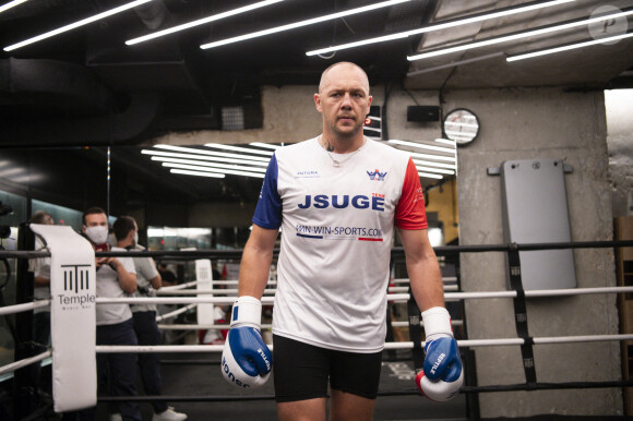 Johann Duhaupas s'entraîne au Temple Noble Art à Paris le 22 septembre 2020. © JB Autissier / Panoramic / Bestimage