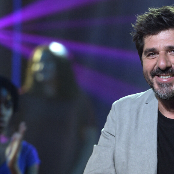 Exclusif - Patrick Fiori - Enregistrement de l'émission "300 Choeurs chantent Dassin" à Paris, qui sera diffusée le 25 septembre sur France 3. © Tiziano Da Silva / Bestimage
