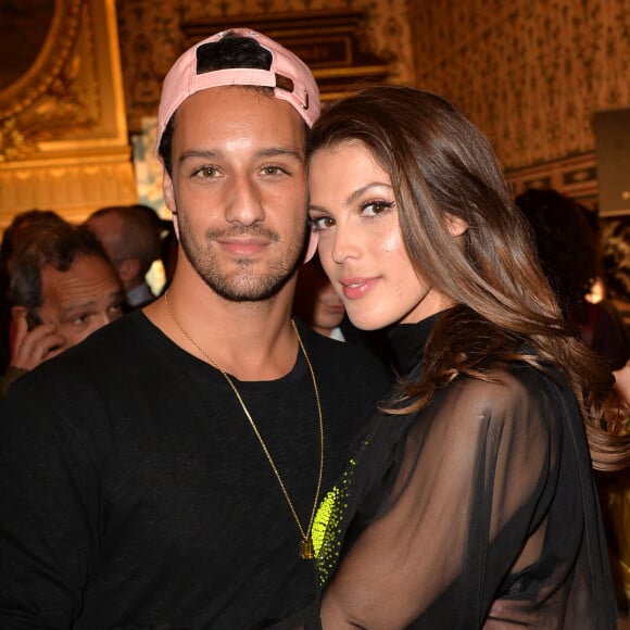 Iris Mittenaere (Miss France et Miss Univers 2016) et son compagnon Diego El Glaoui - After Show du défilé de mode Haute-Couture printemps-été 2020 "Jean-Paul Gaultier" au théâtre du Châtelet à Paris, 2020. © Christophe Clovis-Veeren Ramsamy / Bestimage